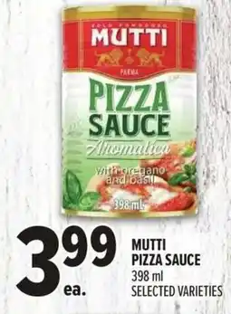 Metro Mutti pizza sauce offer