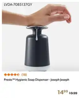 Shopper+ Joseph Joseph Presto Hygienic Soap Dispenser offer