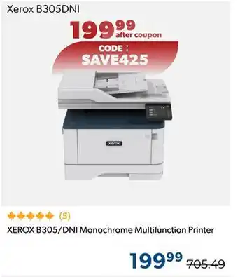 Primecables XEROX B305/DNI Monochrome Multifunction Printer offer