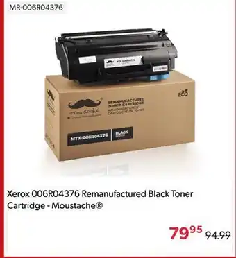 Shopper+ Moustache Xerox 006R04376 Remanufactured Black Toner Cartridge offer