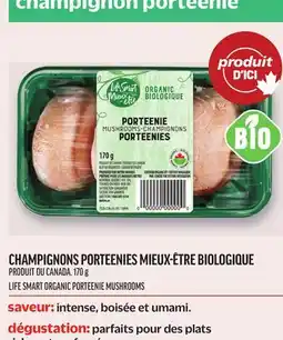 Metro CHAMPIGNONS PORTEENIES MIEUX-ÊTRE BIOLOGIQUE | LIFE SMART ORGANIC PORTEENIE MUSHROOMS offer