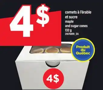 Maxi CORNETS À L'ÉRABLE ET SUCRE, 132 G offer