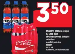 Maxi BOISSONS GAZEUSES PEPSI OU COCA-COLA, 6x710 mL offer