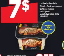 Maxi TARTINADE DE SALADE PLAISIRS GASTRONOMIQUES, 360 g offer