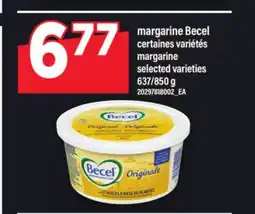 Maxi MARGARINE BECEL, 637/850 g offer