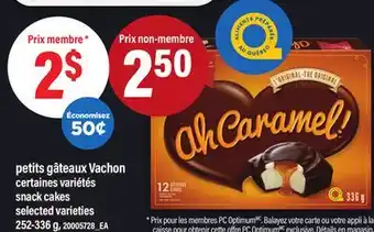 Maxi PETITS GÂTEAUX VACHON, 252-336 g offer