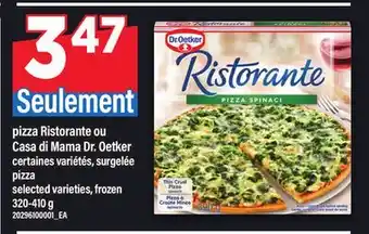 Maxi PIZZA RISTORANTE OU CASA DI MAMA DR. OETKER, 320-410 g offer