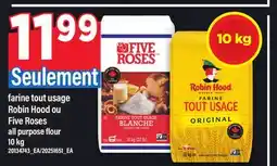 Maxi FARINE TOUT USAGE ROBIN HOOD OU FIVE ROSES, 10 kg offer