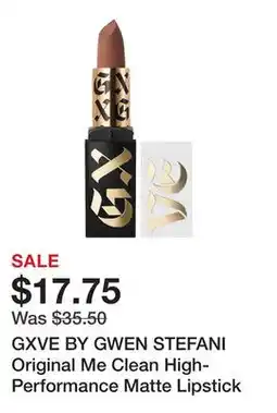 Sephora GXVE BY GWEN STEFANI Original Me Clean High-Performance Matte Lipstick offer