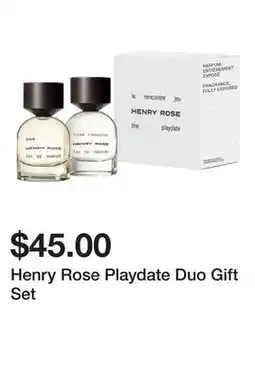 Sephora Henry Rose Playdate Duo Gift Set offer