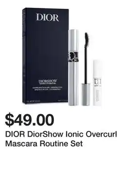 Sephora DIOR DiorShow Ionic Overcurl Mascara Routine Set offer