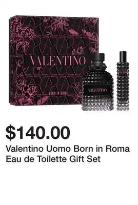 Sephora Valentino Uomo Born in Roma Eau de Toilette Gift Set offer