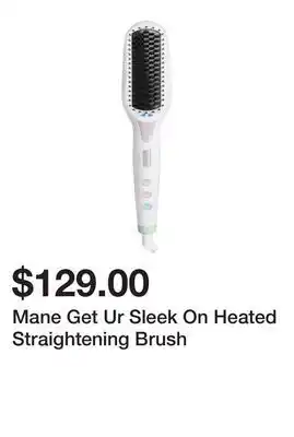 Sephora Mane Get Ur Sleek On Heated Straightening Brush offer