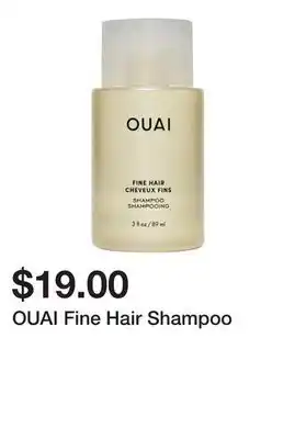 Sephora OUAI Fine Hair Shampoo offer