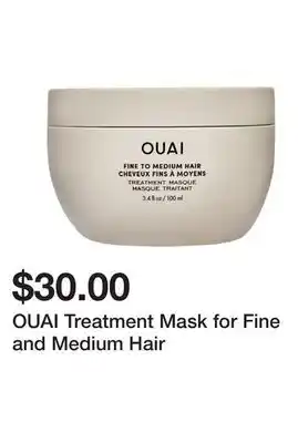 Sephora OUAI Treatment Mask for Fine and Medium Hair offer