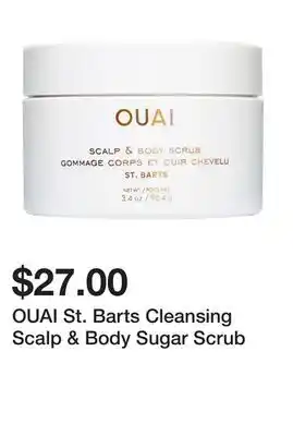 Sephora OUAI St. Barts Cleansing Scalp & Body Sugar Scrub offer