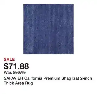 Bed Bath & Beyond SAFAVIEH California Premium Shag Izat 2-inch Thick Area Rug offer