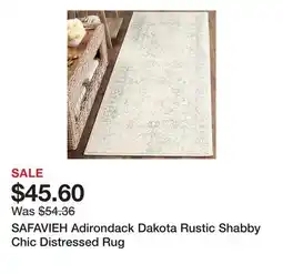 Bed Bath & Beyond SAFAVIEH Adirondack Dakota Rustic Shabby Chic Distressed Rug offer