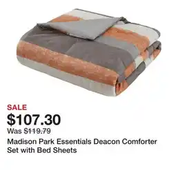 Bed Bath & Beyond Madison Park Essentials Deacon Comforter Set with Bed Sheets offer