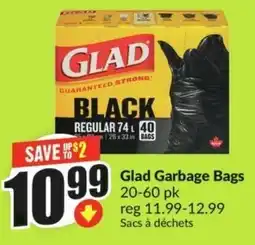 FreshCo Glad Garbage Bags offer