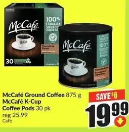 FreshCo McCafé Ground Coffee offer