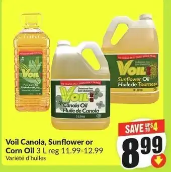 FreshCo Voil Canola, Sunflower or Corn Oil offer