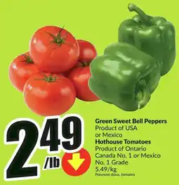 FreshCo Green Sweet Bell Peppers offer