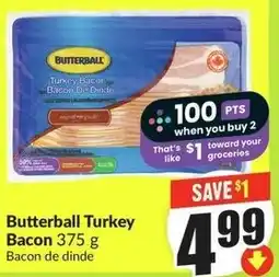 FreshCo Butterball Turkey Bacon offer