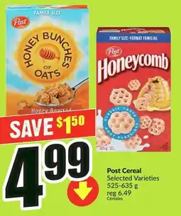 FreshCo Post Cereal offer