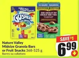 FreshCo Nature Valley Midsize Granola Bars or Fruit Snacks offer