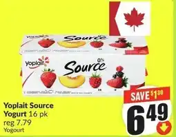 FreshCo Yoplait Source Yogurt offer