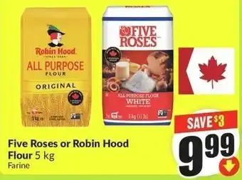 FreshCo Five Roses or Robin Hood Flour offer