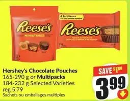 FreshCo Hershey's Chocolate Pouches offer