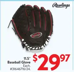 Walmart 11.5 Baseball Glove offer