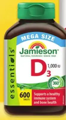 Walmart Jamieson Mega Size Vitamin D3 offer