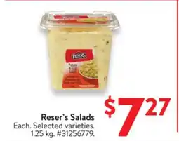 Walmart Reser's Salads offer