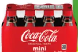 Walmart Coca-Cola Pop Mini Bottles 8 x 300 mL offer