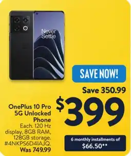 Walmart OnePlus 10 Pro 5G Unlocked Phone offer