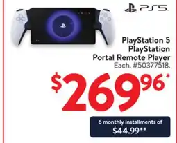 Walmart PlayStation 5 PlayStation Portal Remote Player offer