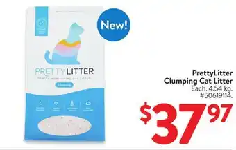 Walmart PrettyLitter Clumping Cat Litter offer