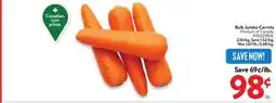 Walmart Bulk Jumbo Carrots offer