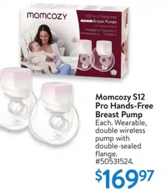 Walmart Momcozy S12 Pro Hands-Free Breast Pump offer