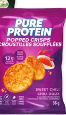 Walmart Pure Protien Popped Crisps offer