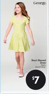 Walmart Short-Sleeved Dress offer