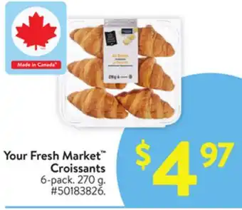 Walmart Your Fresh Market Croissants offer