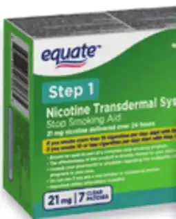 Walmart Equate Nicotine Patches offer