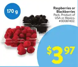 Walmart Raspberries or Blackberries offer