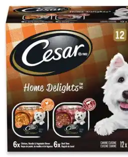 Walmart Cesar Wet Dog Food offer