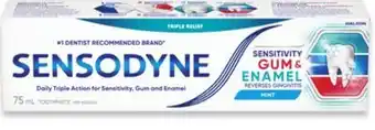 Walmart Sensodyne Sensitivity Gum & Enamel or Pronamel Active Shield Toothpaste offer