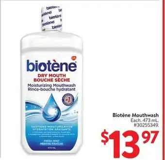 Walmart Biotène Mouthwash offer